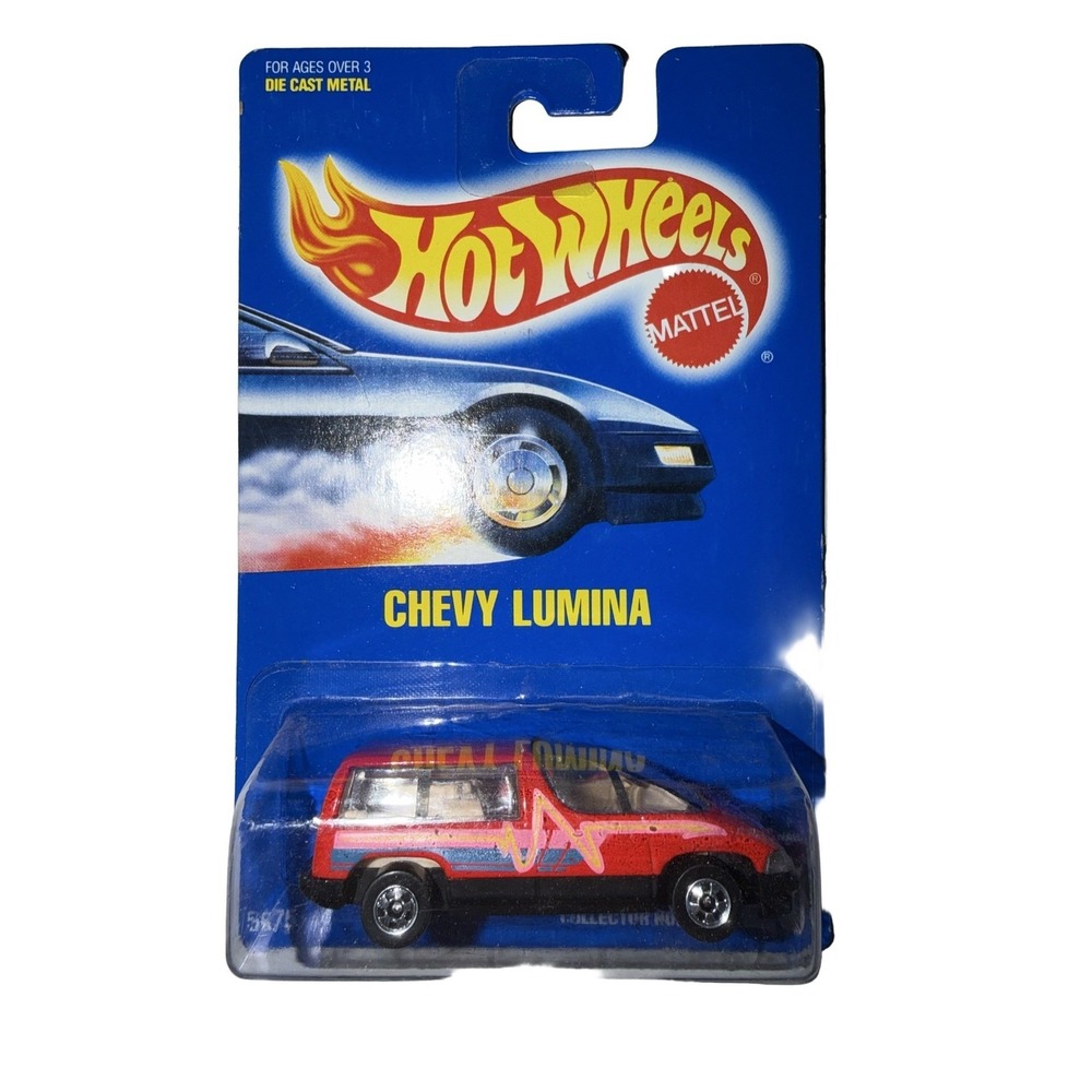 Hot Wheels Chevy Lumina Red Minivan Speed Fleet Collector 126 Vintage 1991 NIP